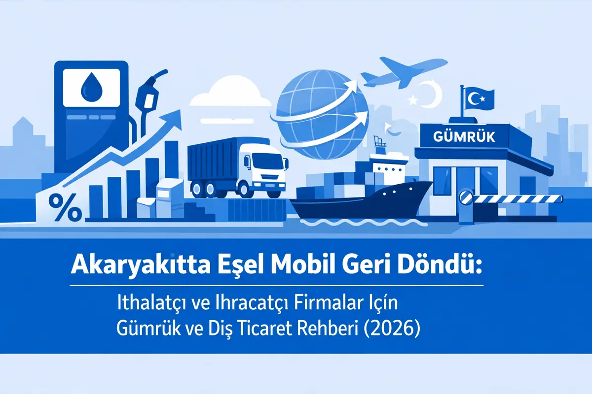 Akaryakıtta Eşel Mobil Geri Döndü: İthalatçı ve İhracatçı Firmalar İçin Gümrük ve Dış Ticaret Rehberi (2026)