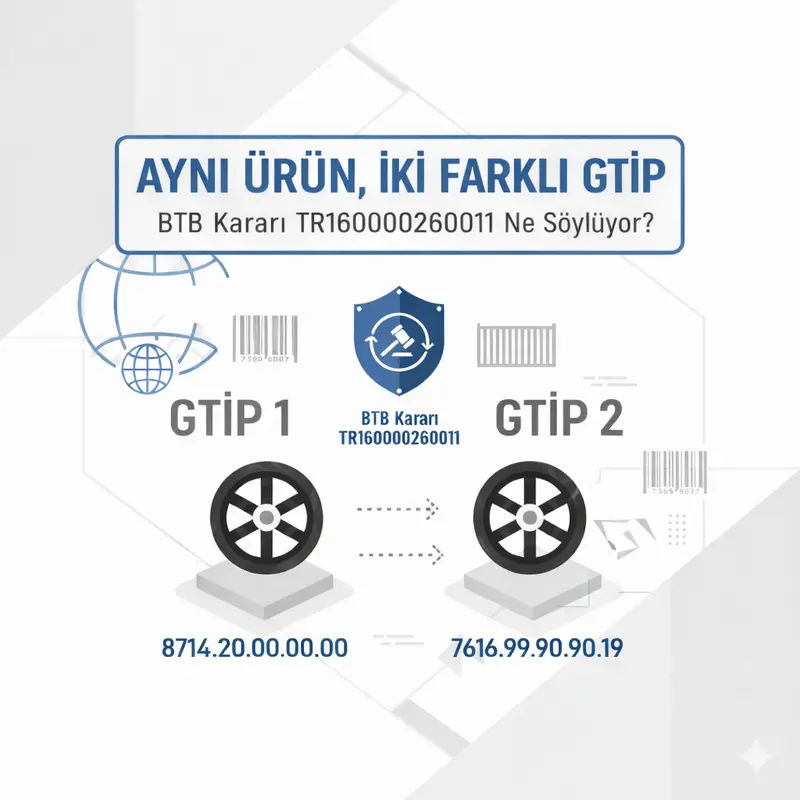 Aynı Ürün, İki Farklı GTİP: BTB Kararı TR160000260011 Ne Söylüyor?